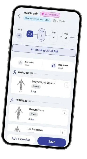 AI workout plan